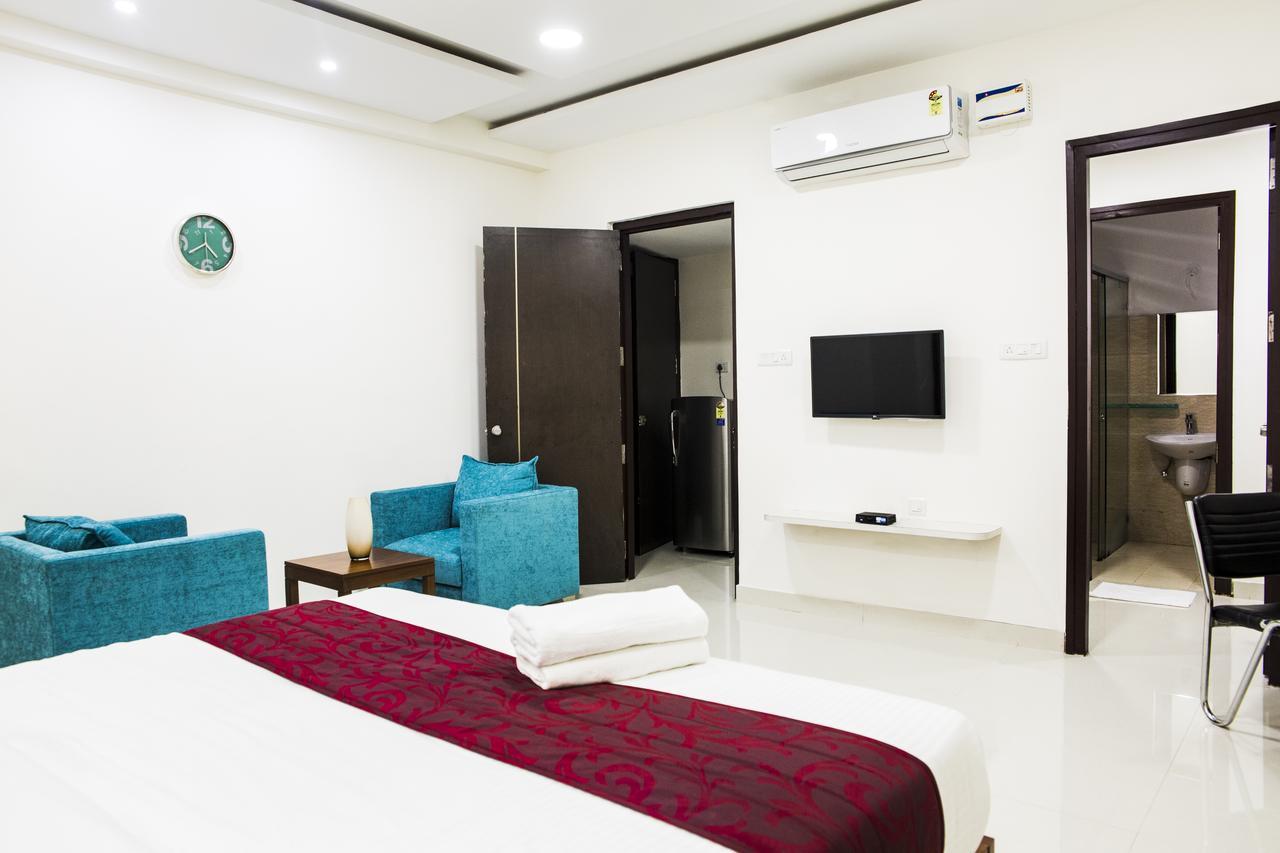 สกายลา เซอร์วิซ อพาร์ตเมนต์ - โลตัส พอนด์ Apartment ไฮเดอราบัด ภายนอก รูปภาพ